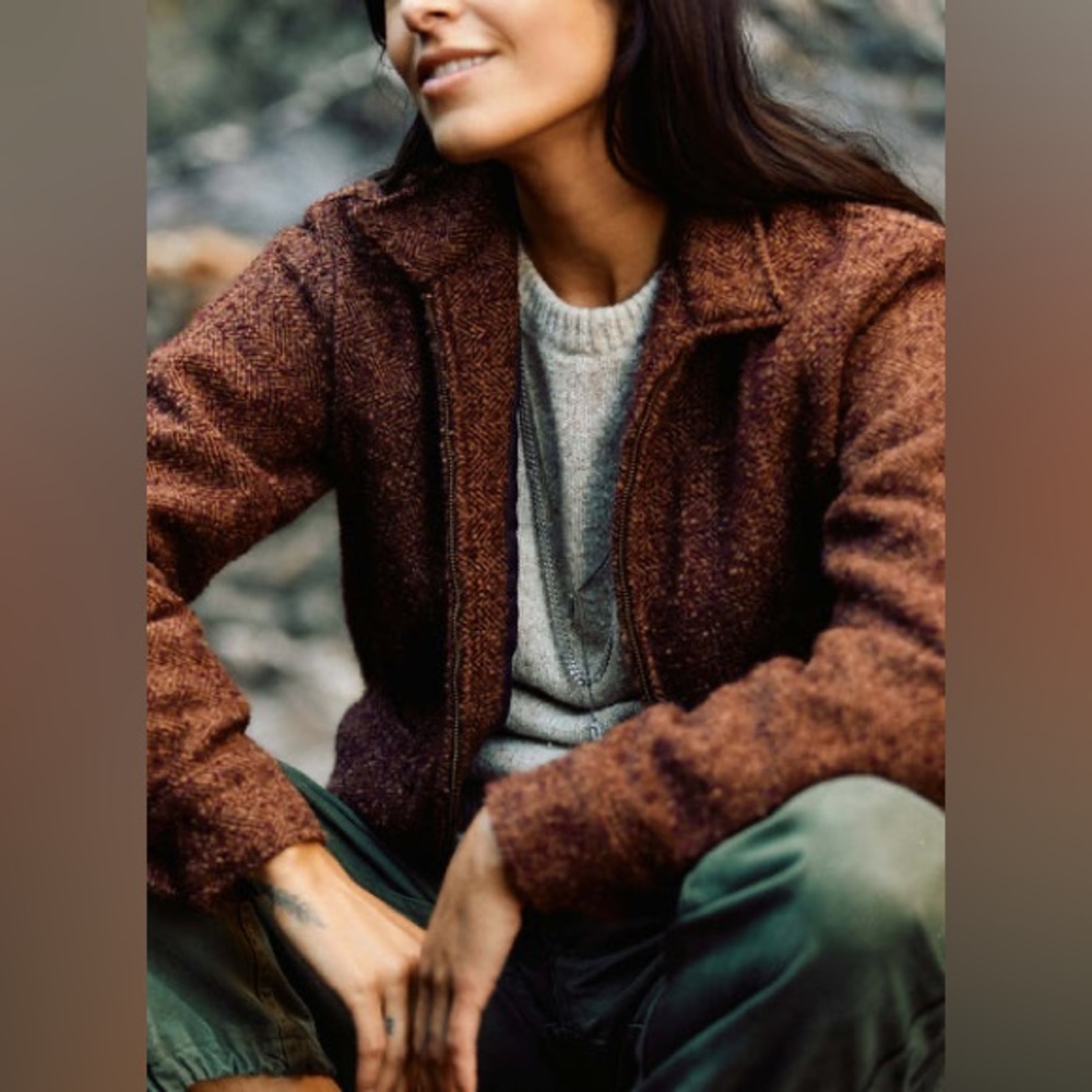 Imogene + Willie cropped wool souvenir jacket XL - Picture 8 of 16